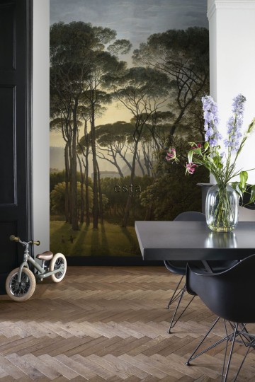 Esta 158891 XL² Photowalls Italian landscape dark green - mural we włoski pejzaż