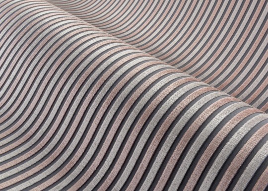 Arte 29221 Allures Galon Grey Linen - tapeta tekstylna w pasy