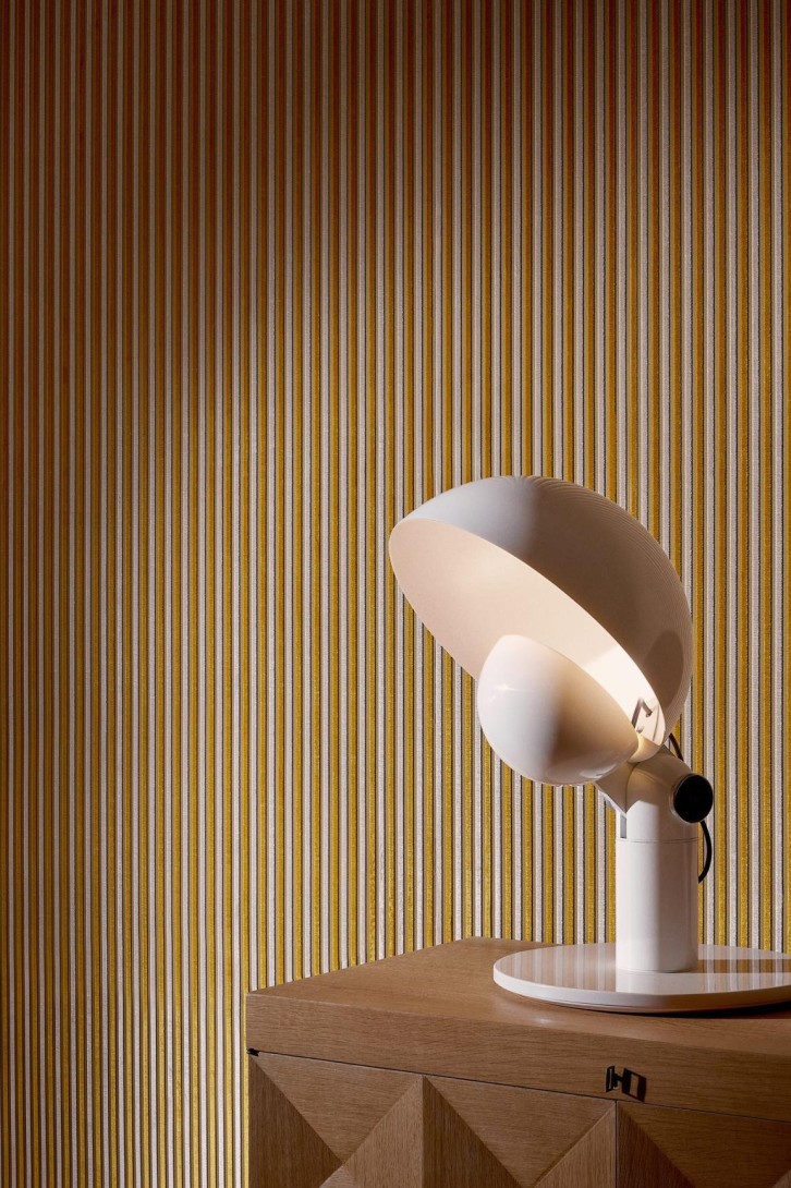 Arte 29223 Allures Galon Spiced Pumpkin - tapeta tekstylna w pasy