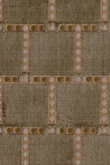 Arte 29243 Allures Cabochon Mink - tapeta tekstylna w kwadraty