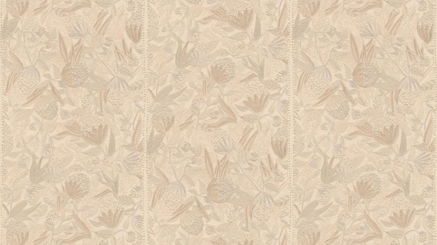 Arte 29200 Allures Éclosion Sand - tapeta tekstylna haftowana