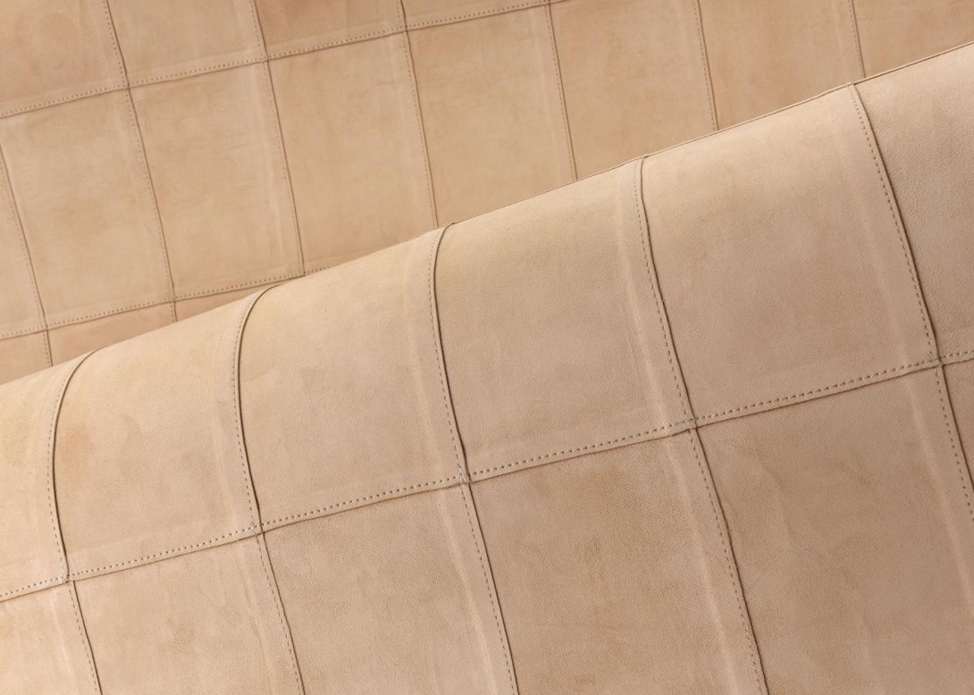 Arte 27474 Corium Avenio Brick - tapeta z koziej skóry w prostokąty