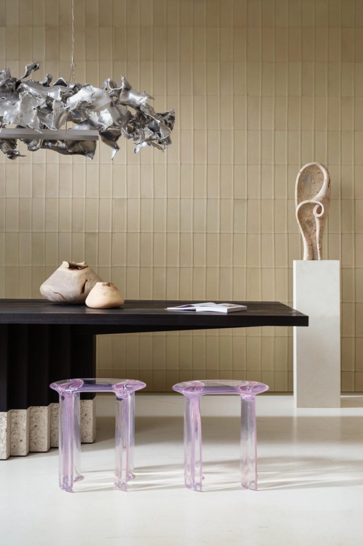 Arte 27454 Corium Paladin Lilac - tapeta z koziej skóry w prostokąty