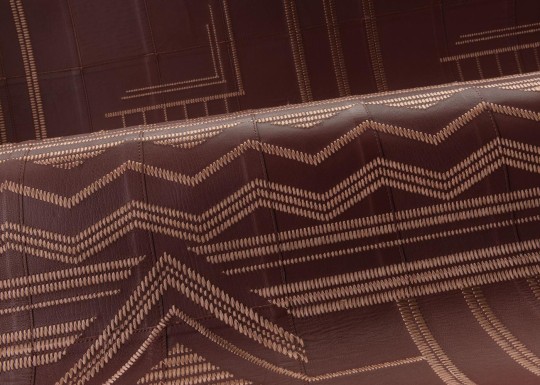 Arte 27411 Corium Palazzo Mink - tapeta z koziej skóry z haftem