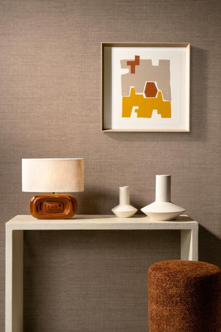 Arte 18362 Indienne Bundi Sumac - tapeta imitująca len