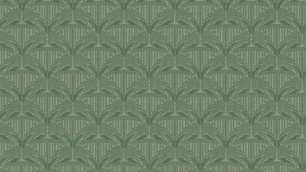 Arte 18310 Indienne Agra Okra - tapeta z ornamentem roślinno-geometrycznym