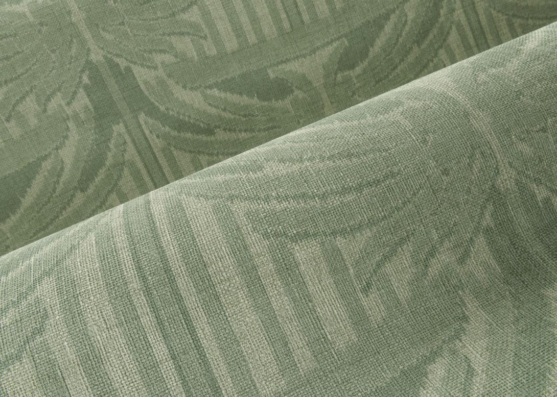 Arte 18310 Indienne Agra Okra - tapeta z ornamentem roślinno-geometrycznym