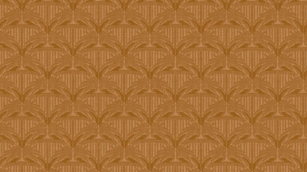 Arte 18313 Indienne Agra Amber - tapeta z ornamentem roślinno-geometrycznym