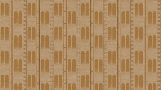 Arte 18300 Indienne Poona Cinnamon - tapeta z ornamentem geometrycznym