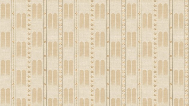 Arte 18302 Indienne Poona Cream - tapeta z ornamentem geometrycznym