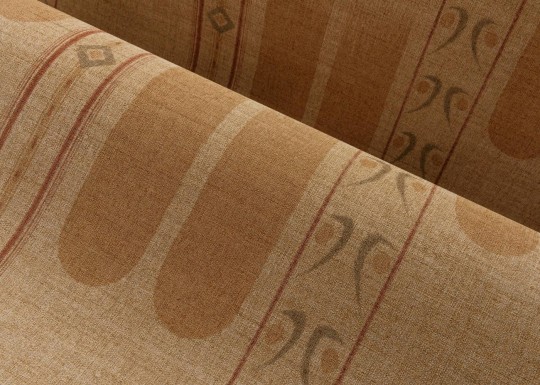 Arte 18303 Indienne Poona Mahogany - tapeta z ornamentem geometrycznym