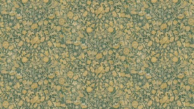 Arte 97910 Les Tapisseries Bouquet Emerald - mural tekstylny w kwiaty
