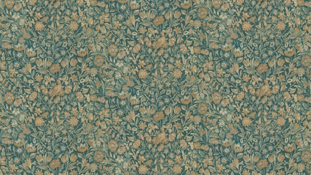 Arte 97911 Les Tapisseries Bouquet Teal - mural tekstylny w kwiaty