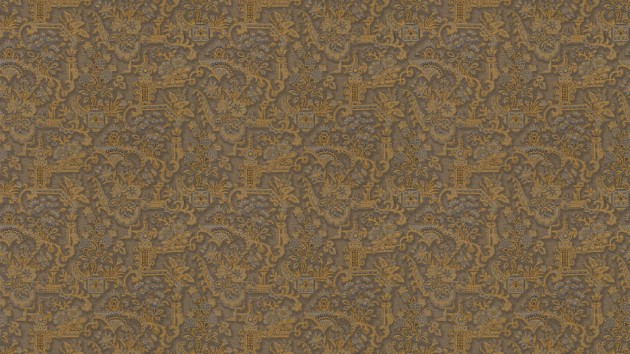 Arte 97841 Les Tapisseries Brocade Amber - tapeta tekstylna w ornament