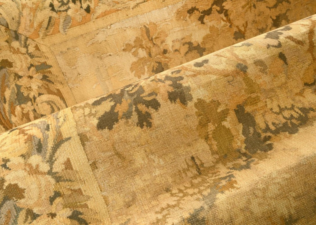 Arte 97861 Les Tapisseries Escapade Beige - mural tekstylny w pejzaż parkowy