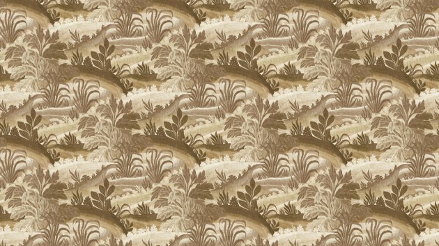 Arte 97902 Les Tapisseries Collines Sepia - tapeta tekstylna w motyw roślinny