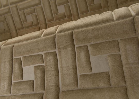 Arte 23411 Memphis Sakkara Graphite - tapeta tekstylna 3D geometryczna