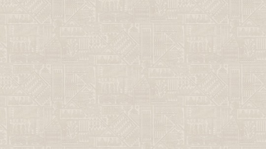 Arte 23402 Memphis Amarna Bone - tapeta tekstylna 3D geometryczna