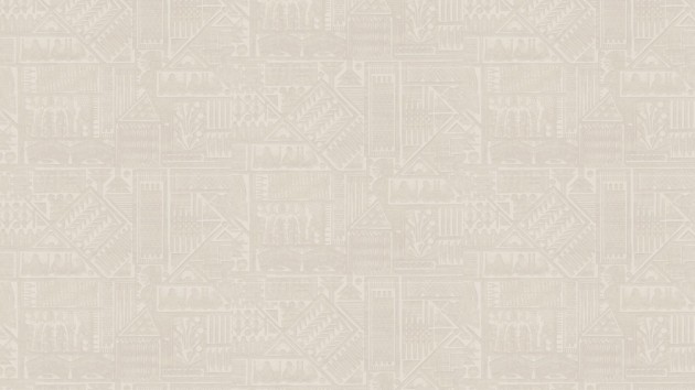 Arte 23402 Memphis Amarna Bone - tapeta tekstylna 3D geometryczna