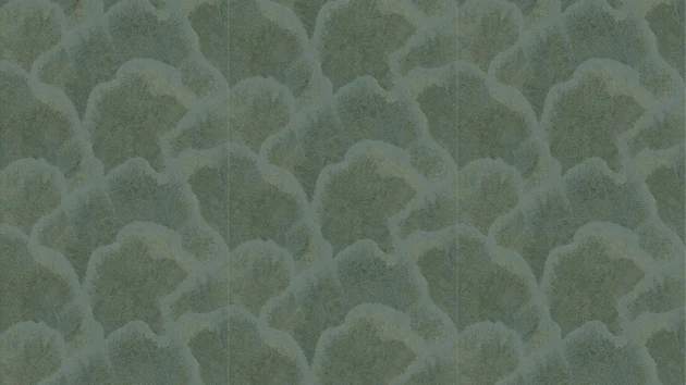 Arte 48635 Zephyr Nefeli Jade Gold - tapeta w chmury