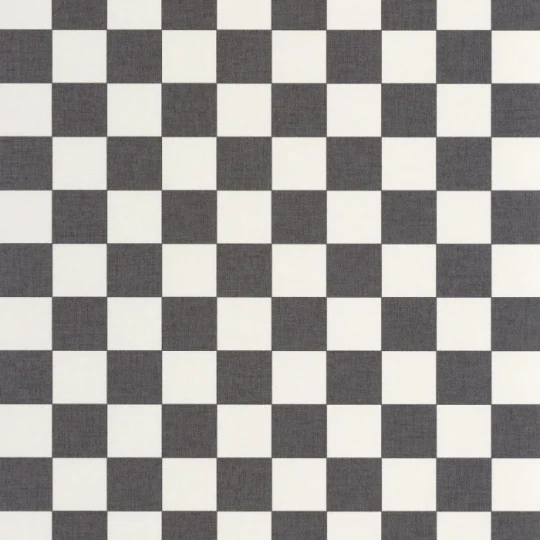 Caselio MNL3106749000 Moonlight 3 Checks Noir - tapeta w szachownice