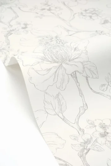 Caselio MNL3107070932 Moonlight 3 Silent Garden Noir - tapeta w kwiaty