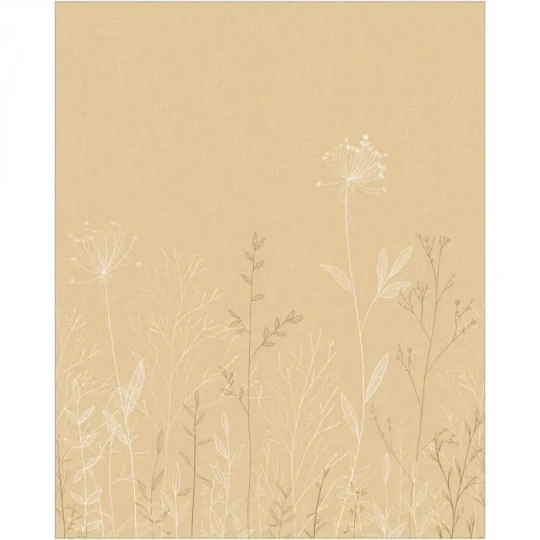 Caselio MNL3107221005 Moonlight 3 Field line Lin - mural w polne rośliny