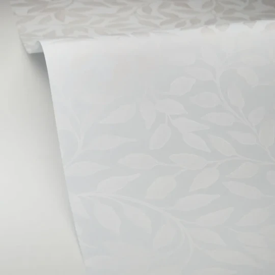 Caselio MNL3106110000 Moonlight 3 Printemps Blanc nacre - tapeta w liście