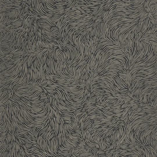 Caselio MNL3107069210 Moonlight 3 Storm noir or - tapeta w organiczne linie