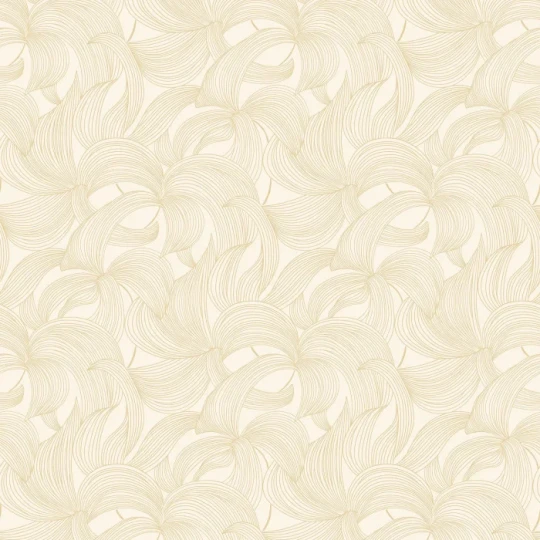 Casamance 70681426 Isadora Leontine Ivoire/doré - tapeta w kwiaty