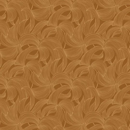 Casamance 70681834 Isadora Leontine Ambre/doré - tapeta w kwiaty