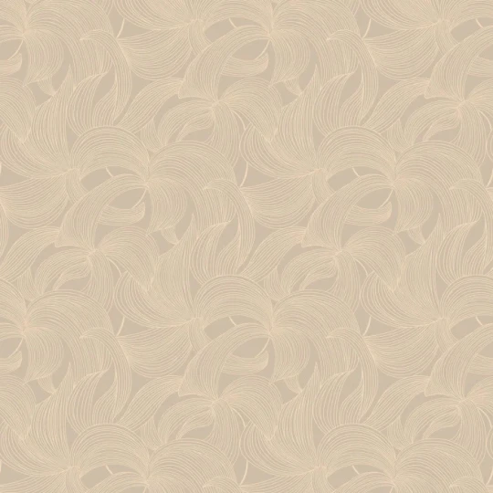 Casamance 70681528 Isadora Leontine Marron glacé/nacré - tapeta w kwiaty