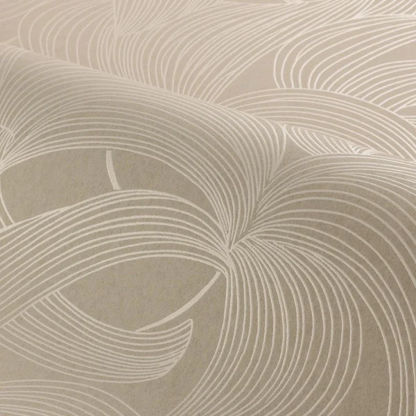 Casamance 70681528 Isadora Leontine Marron glacé/nacré - tapeta w kwiaty