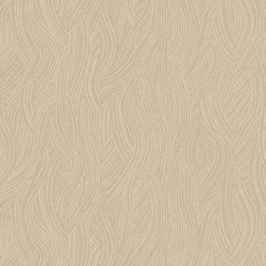 Casamance 76552854 Ecrin Kohinor Beige/nacré - tapeta w organiczne fale