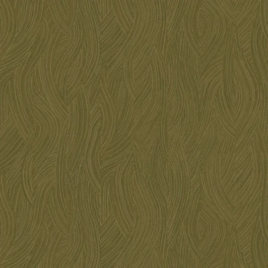 Casamance 7655 30 58 Ecrin Kashmir Kaki/doré - tapeta w organiczne fale