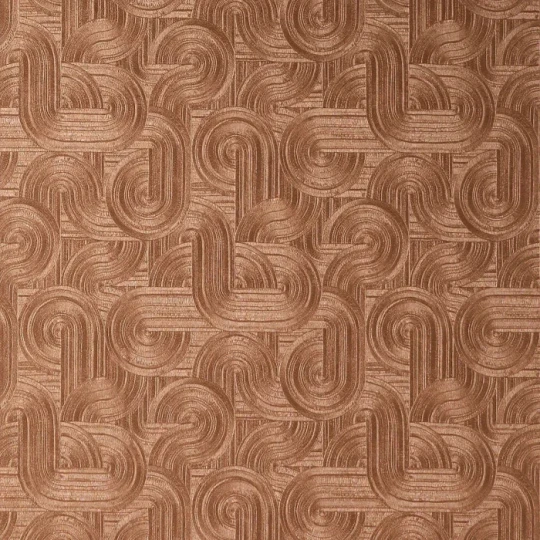 Casamance 7500 11 20 Ecrin Carat Cuivre - tapeta geometryczna
