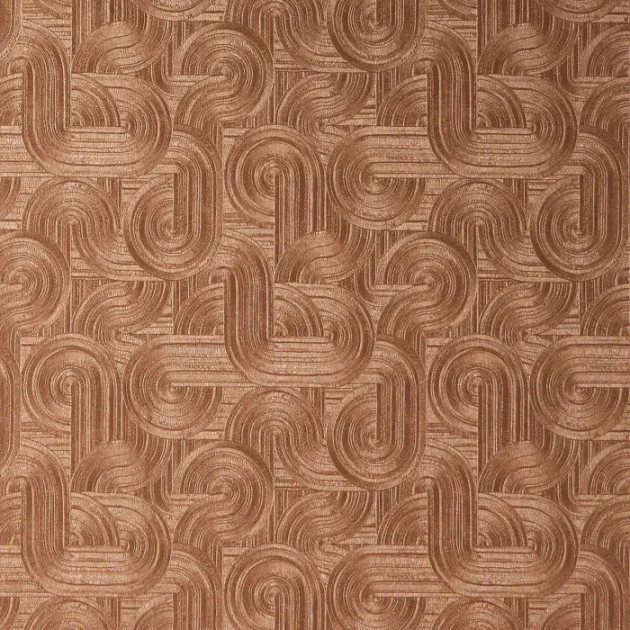 Casamance 7500 11 20 Ecrin Carat Cuivre - tapeta geometryczna