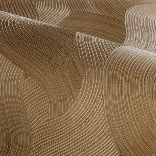 Casamance 7700 17 32 Ecrin Gemmae Mordoré - tapeta w organiczny wzór