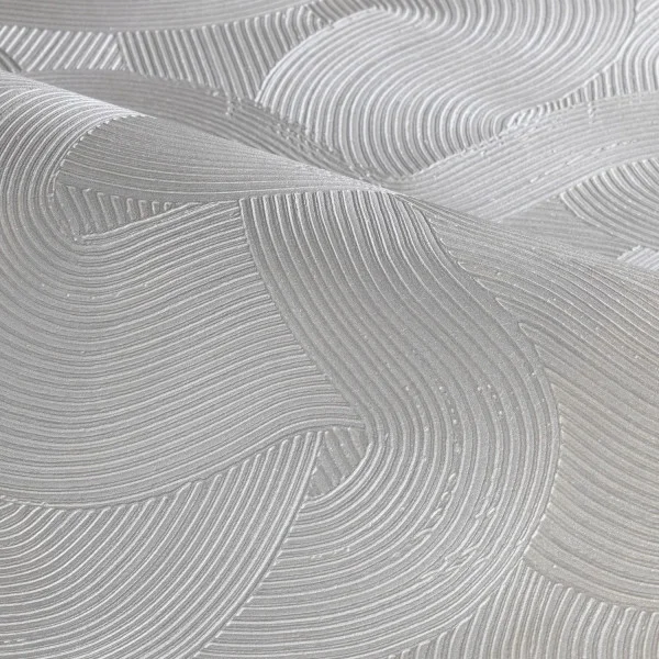 Casamance 7700 18 34 Ecrin Gemmae Argent - tapeta w organiczny wzór