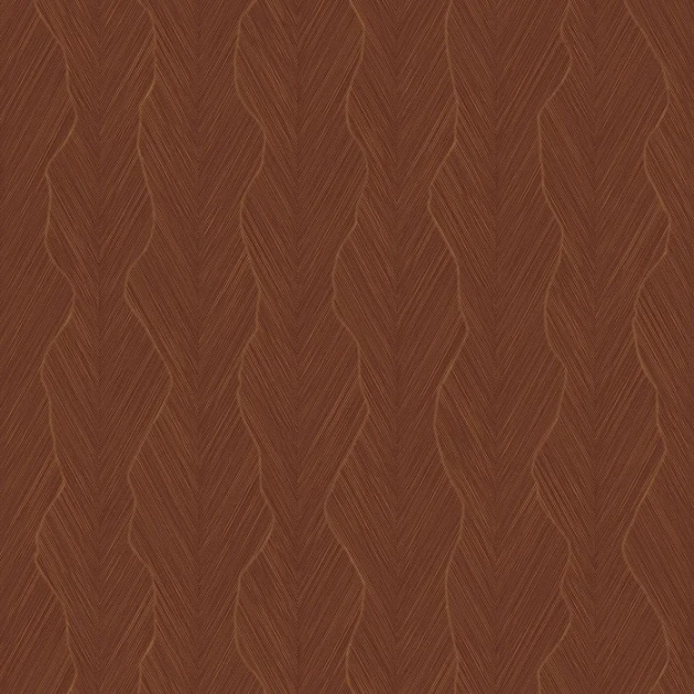 Casamance 7491 05 08 Ecrin Strie Bordeaux/cuivre - tapeta w organiczne fale