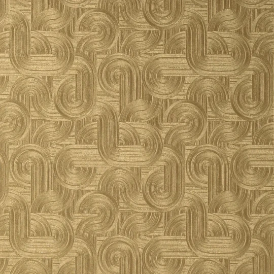 Casamance 75101324 Ecrin Dresden Or - złota tapeta geometryczna