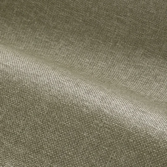 Casamance 71560655 Tramis Kira Kaki - tapeta o widocznym splocie papierowym