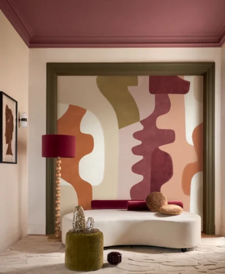 Casamance 74802548 Panoramas Les Intemporels Tannea Multico - mural abstrakcyjny