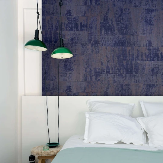 Elitis VP 880 13 Atelier d'artiste II Atelier d'artiste Nuits orientales - tapeta imitująca rafię z efektem patyny