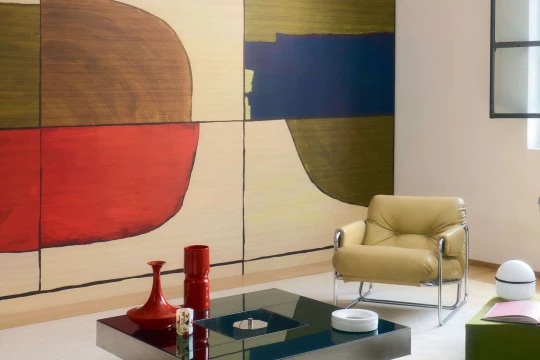 Elitis VP 1040 01 Elixir de soies Liberté chromatique - mural geometryczny abstrakcyjny