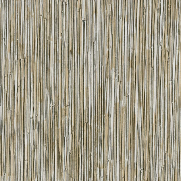 Elitis CV 117 03 Formentera La casa de paja HPC Résister au temps - tapeta obiektowa imitująca słomę