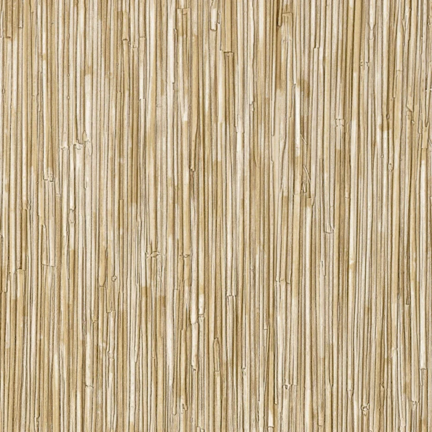 Elitis CV 117 05 Formentera La casa de paja HPC Une source de vie - tapeta obiektowa imitująca słomę