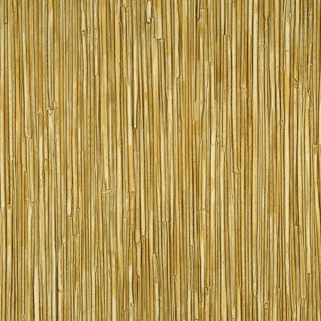 Elitis CV 117 06 Formentera La casa de paja HPC Un rayonnement éblouissant - tapeta obiektowa imitująca słomę