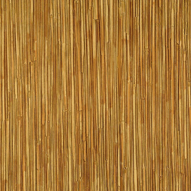 Elitis CV 117 07 Formentera La casa de paja HPC Le reflet de ses passions - tapeta obiektowa imitująca słomę