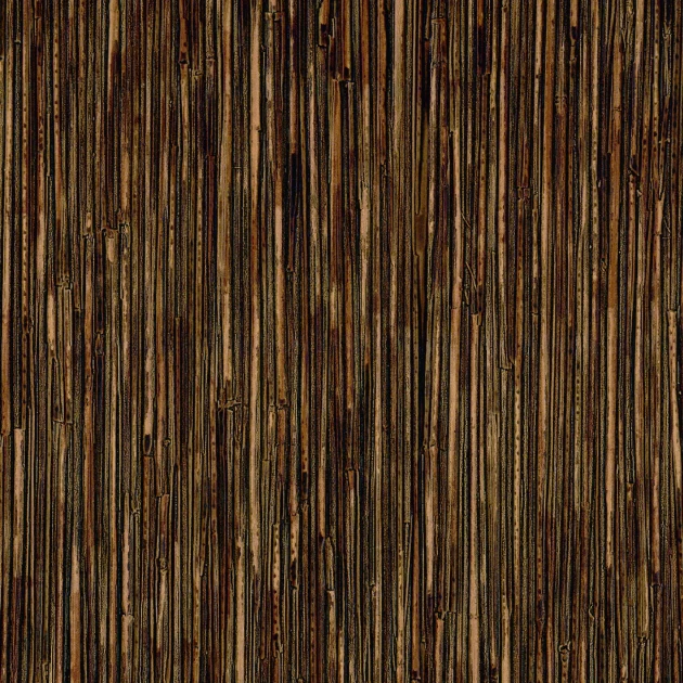 Elitis CV 117 12 Formentera La casa de paja HPC Comme un fleuve endormi - tapeta obiektowa imitująca słomę